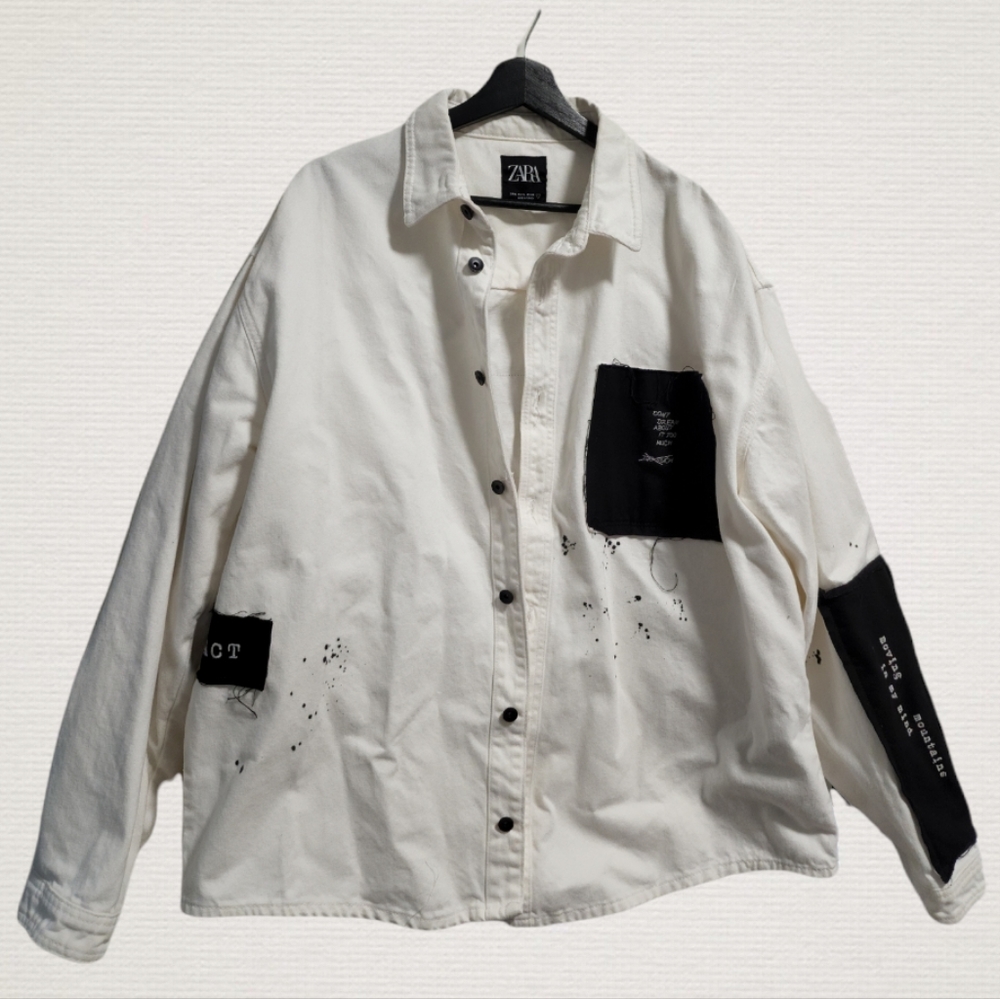 Zara oversized button up